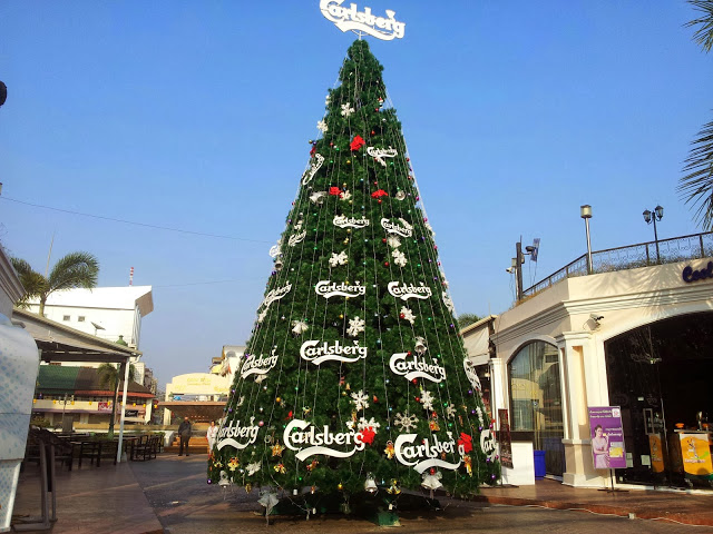 Der Weihnachtsbaum am Mekong