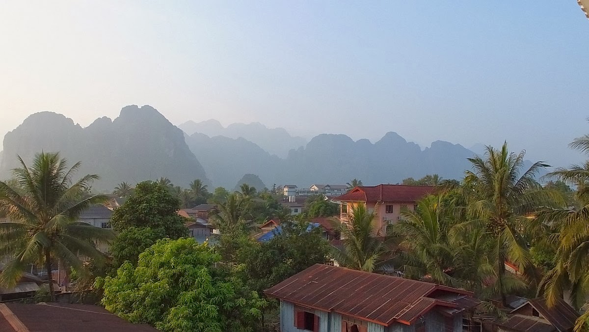 Mit dem Rad um Vang Vieng